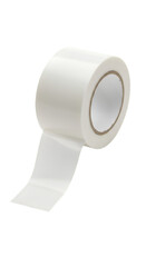 Isolated Photo Of White Tape Roll On Black Background