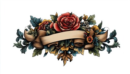 Intricate Vintage Tattoo Lettering Logo: Exquisite Tattoo Emblems, Logos, Badges, And T-Shirt Graphics With Exceptional Detail And Craftsmanship.