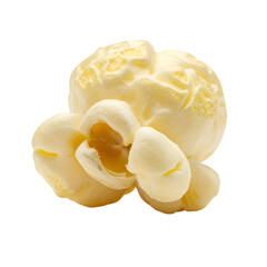 Isolated Photo of Popcorn with Yellow Color and Transparent Background