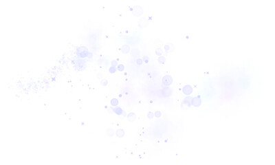 PNG Abstract Bokeh with Sparkle Stars Transparent Background