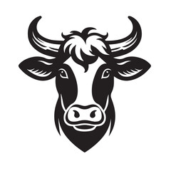 cow logo vector