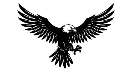 Obraz premium minimalist garuda bird mascot