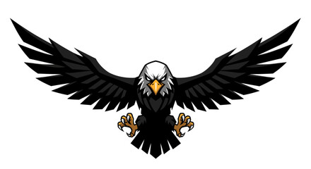 Obraz premium minimalist garuda bird mascot