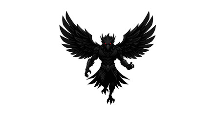 Obraz premium minimalist garuda bird mascot