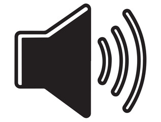 VOLUME SPEAKER ICON SILHOUETTE