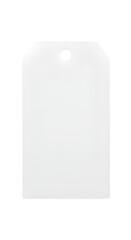 Isolated White Tag On Transparent Background A Clean Design For Shopping