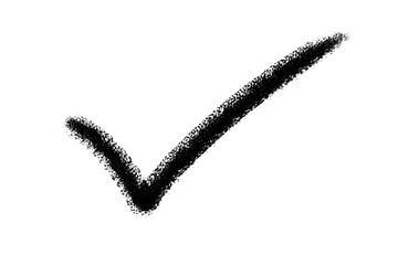 Done symbol on  transparent background