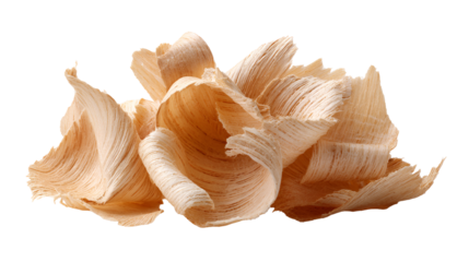 Light wood shavings swirling pattern texture detail