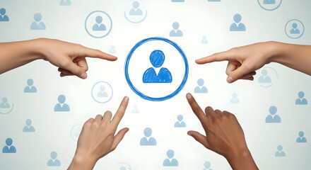 "Business Team Collaboration with Digital Networking and User Interaction"