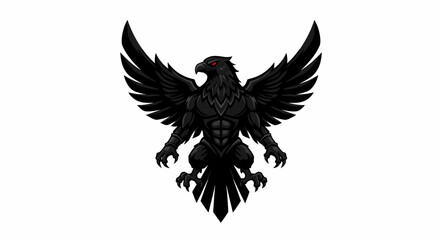 Fototapeta premium minimalist garuda bird mascot