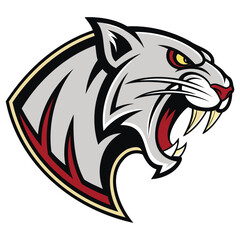 Jaguar Head and Sport Mascot Vector Logo