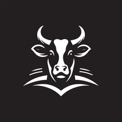 cow logo vector