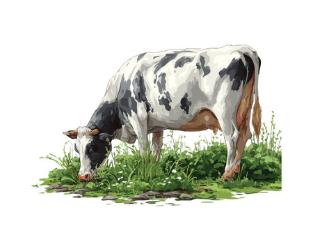 cow in a field
