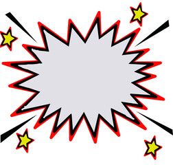 Fototapeta premium discount starbrust label on white background