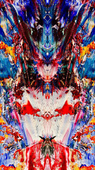 Abstract art background . Hand painting artwork on canvas .