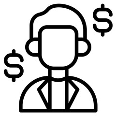businessman icon vector illustration	
