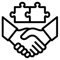 Partners icon vector illustration	