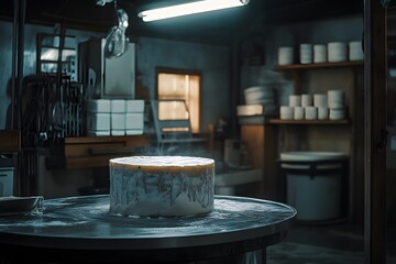 a cheese making process within a facility