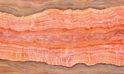 Naklejka premium Detailed abstract stone texture featuring natural banded layers and rich color
