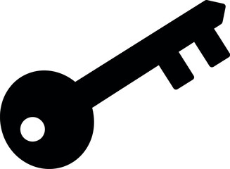 Black key icon