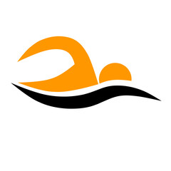 Swimming logo