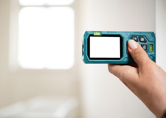 Laser Distance Meter Tool With White Screen