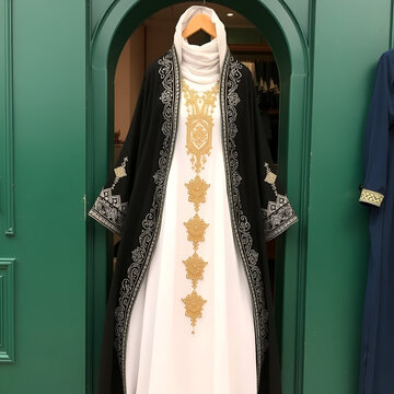 Traditional Arabic Abaya and Clothing for Sale at Souq Waqif Cloth Store