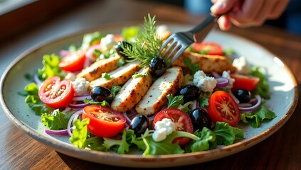 Delicious Grilled Chicken Salad A Healthy Meal Option For Everyone To Enjoy Today