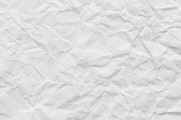 Macro white crumpled paper background,White crumpled paper background, texture old for web design screensavers. Template for various purposes or creating packaging.