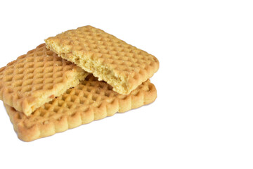 A pile of cookies lies on a PNG background.