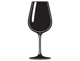 WINE GLASS SILHOUETTE