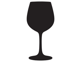 WINE GLASS SILHOUETTE