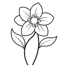 vector illustration of a flower
