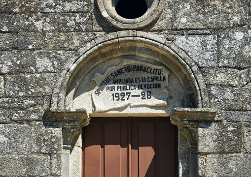 "Chapel of the Holy Spirit Paraclete in Muros Church, Galicia, Spain"

