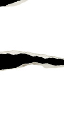 Torn Paper Isolated On Black Background Illustration Abstract Texture Design