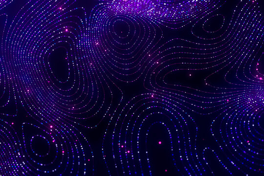 3D Neural Mapping Lines Background