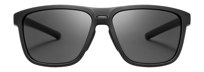 Minimalist design cycling glasses in matte gray with polarized lenses