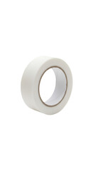 White Tape Roll Isolated on Black Background A Transparent Illustration