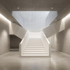 Modern minimalist staircase design