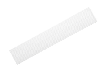 White Corrugated Cardboard Sheet; Clean, Minimalist, Studio Shot  transparent background