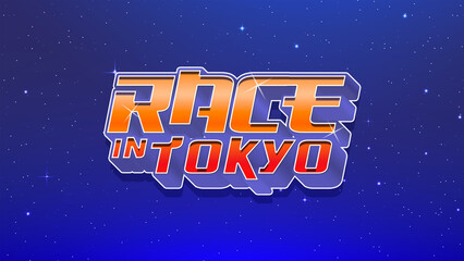 ace in Tokyo 3D Gradient Text Effect