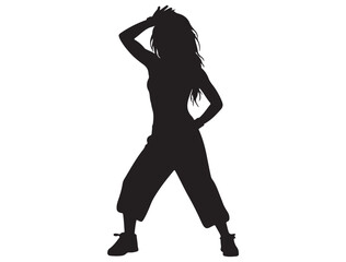 ZUMBA GIRL SILHOUETTE