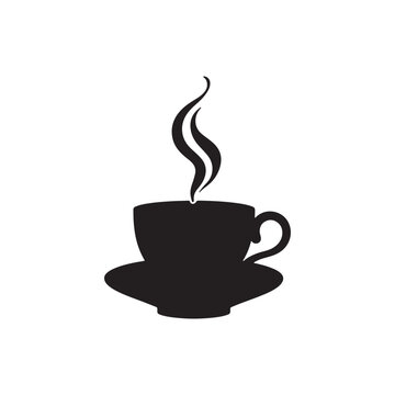 Hot Tea Cup Silhouette