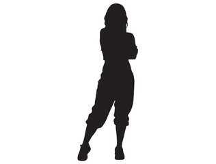 ZUMBA GIRL SILHOUETTE
