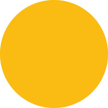 yellow circle png.  Bright Yellow Solid Circle Shape