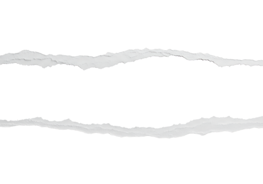 Torn Paper Edge, White on Black, Dramatic, Abstract Background, High Resolution Image transparent background - Powered by Adobe