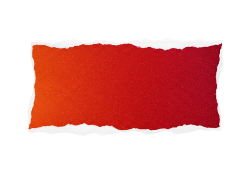 Torn Red Glitter Paper Texture:  Abstract Background, Gradient, Dramatic Mood, transparent background