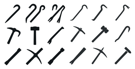 Collection of various tools, including hammers, wrenches, and screwdrivers. Concept of organization and order, as each tool is clearly labeled and separated from the others