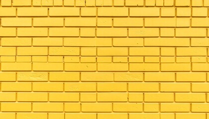 Obraz premium Bright yellow brick wall texture