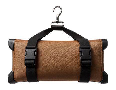 Sandbag-style counterweight for tripods made of durable canvas, ideal for a windy outdoor event.